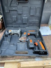 Challenger Tool set cordless drill Complete home hand garage DIY kit box