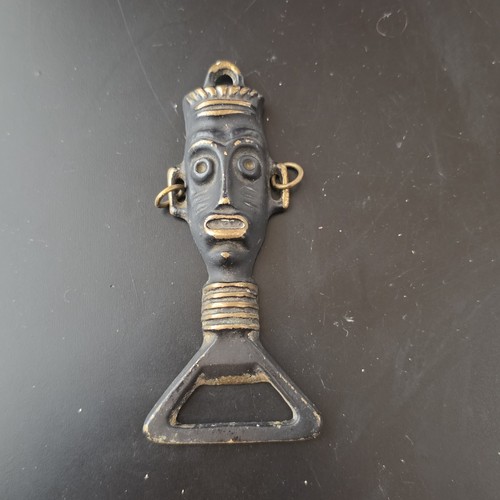 Vintage cast brass - brass, african