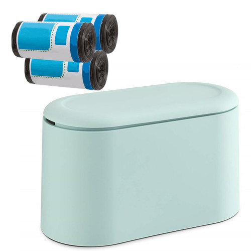 Mini trash can - with, lid,