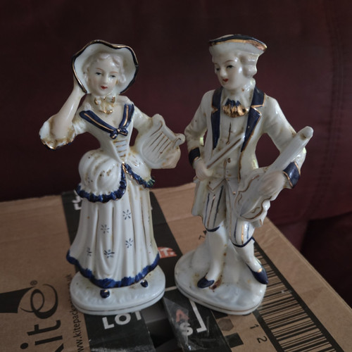 Vintage pair porcelain - vintage,