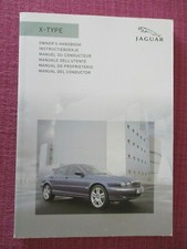 (2005) JAGUAR X-TYPE SALOON & ESTATE (2004 - 2008) OWNERS MANUAL - HANDBOOK. 