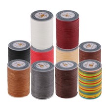 Canvas Sewing Waxed Flat Thread for Leather Craft DIY, Polyester,Waxed Thread