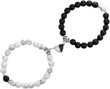 2 pcs Couple magnetic bracelet