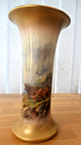 Royal worcester trumpet - worcester,