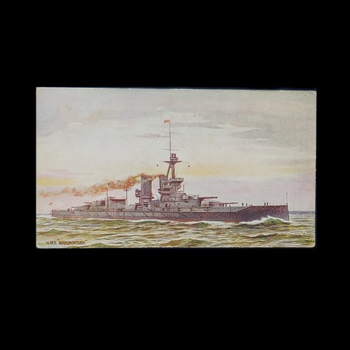 Hms marlborough postcard - marlborough,