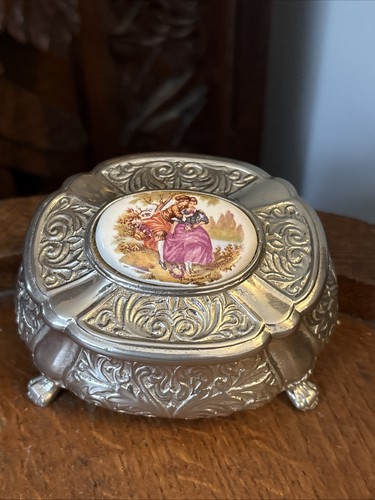 Vintage italian trinket box - vintage,