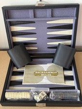 Vintage Backgammon Set In A