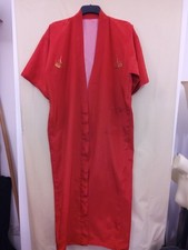 Vintage Red Dragons Kimono Dressing Gown Size L.