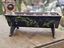 Antique cast iron trough - antique,