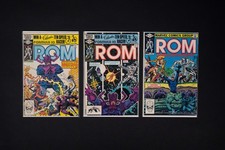 ROM Spaceknight, #26 27 & 28, Marvel Comics, 1982