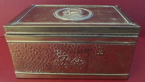 Vintage tea chest - vintage, caddie
