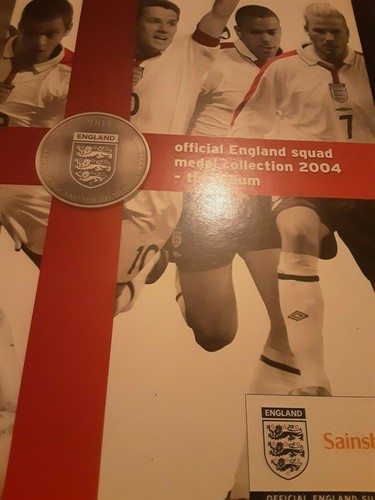 Official england squad medal - england,