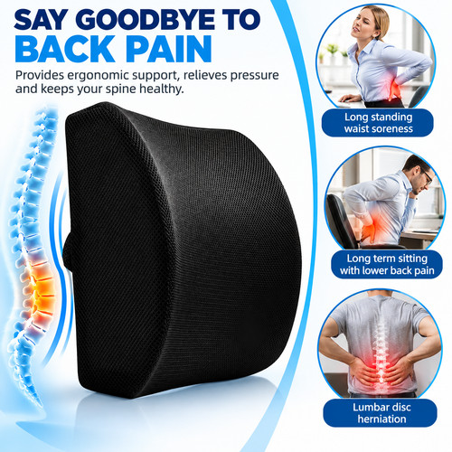 Memory foam lumbar back - foam,