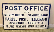 Antique Enamel Post Office