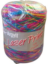 Argyll Laser Print Yarn 4ply Multicoloured 350g Acrylic Nylon