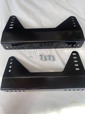 bucket seat mounting brackets,to Fit OMP,CORBEAU,sparco,cobra, (1 Pair) Black