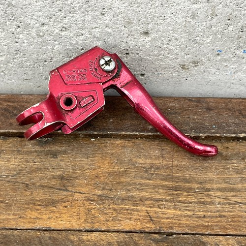 Vintage brake lever red - vintage, og