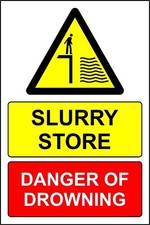 Slurry store danger of - ,