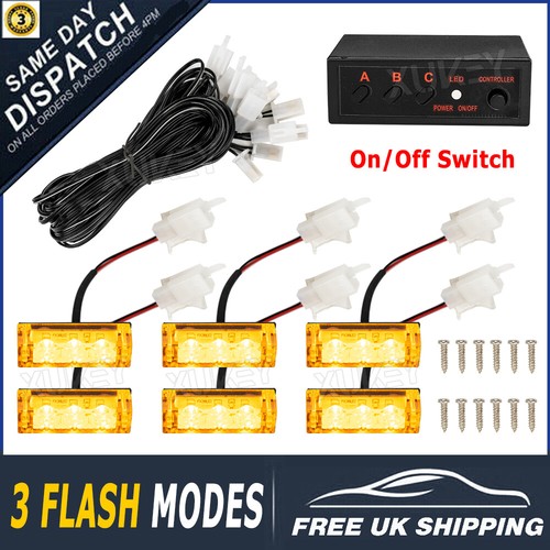 Amber led car emergency - car,