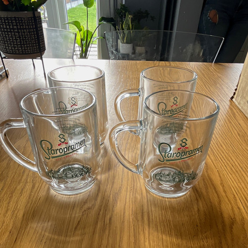 Staropramen prague clear glass - staropramen,