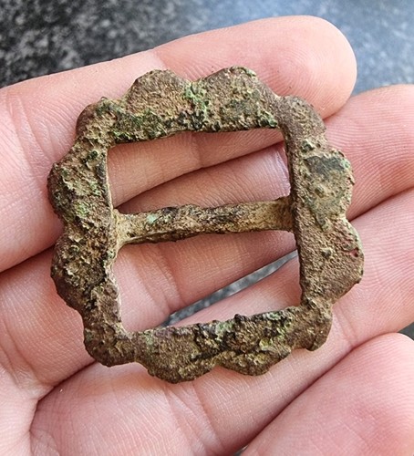 Metal detecting find buckle - detecting,