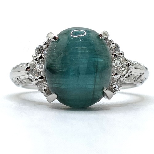 Jewelry ring tourmaline cats - tourmaline,