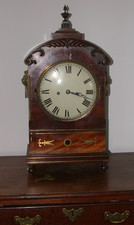 Large Antique  Twin, Double Fusee Bracket Clock Bristol Maker 1835