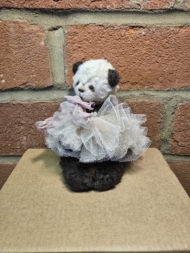 Handcrafted artist made panda - handcrafted,