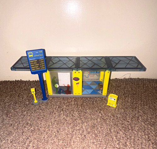 Siku bus stop shelter playset - bus,