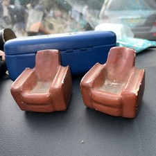 Pair of armchair Pipe Stands  Tobacco  Pipe
