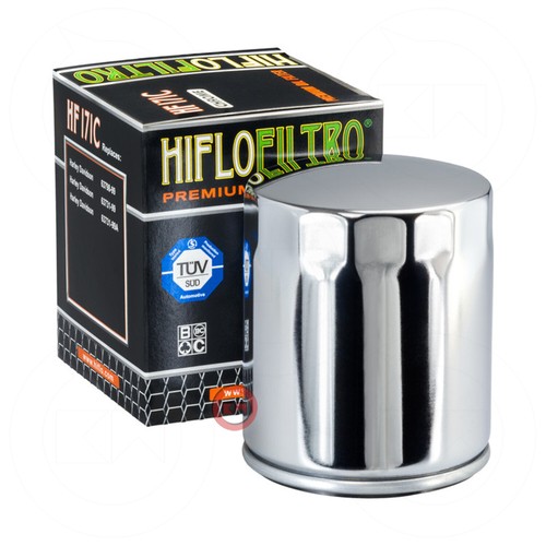 Hiflo chrome oil filter - chrome,