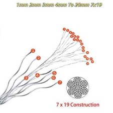 1mm 2mm 3mm 4mm To 20mm 7x19