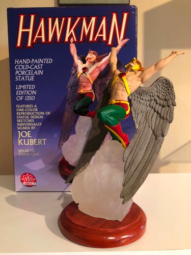 Hawkman hand painted cold - hawkman, cold-cast