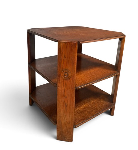 Antique art deco solid oak - art,