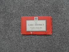 Early 1960's One Inch OS Map - The Lake District on cloth.