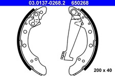 REAR BRAKE SHOE SET FITS: SEAT