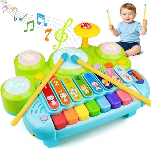 Baby piano drum set for - baby,