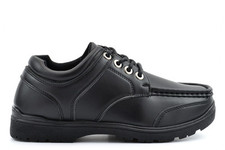 Route 21 Boys School Shoes Boys Shoes Boat Shoes Black Shoes Lace Up Size Monty