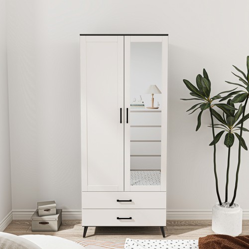 Devon mirror wardrobe door - 2,