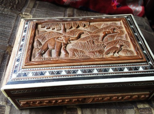Superb old inlaid - old,