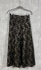 ALEXON Women’s Black Lace Skirt (Size UK 10)
