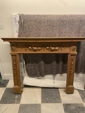 Carved Wooden Fire Surround