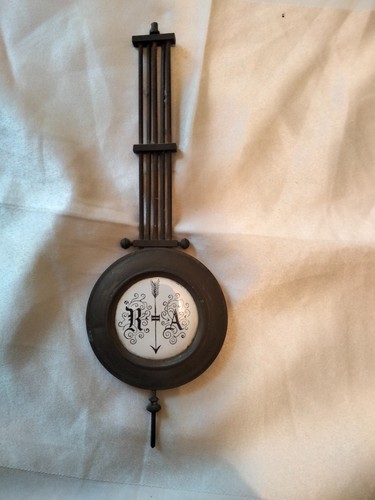 Vintage a clock pendulum - , r