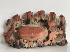 Vintage Carved Soapstone Brush