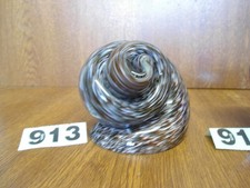 Attractive Art Glass Snail Shell Paperweight / Figurine - Wedgewood?