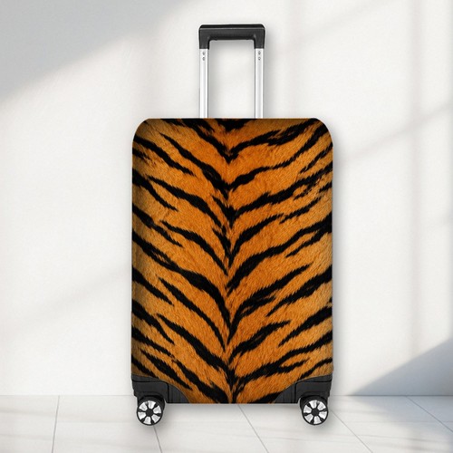 Tiger print luggage cover - cover, wild