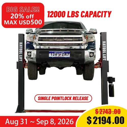12000 lbs two post auto - lbs,