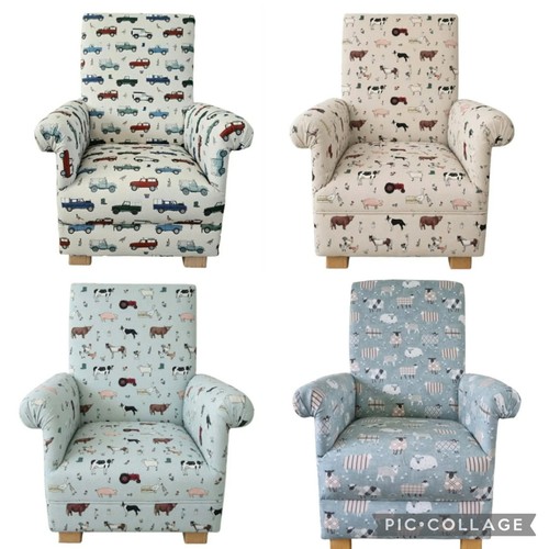 Children farm animals - farm, fabric