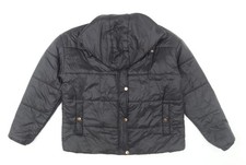 Boohoo Womens Black Hooded