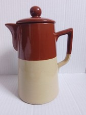 Rare Antique Bourne Denby Leadless Glaze 1Pt Teapot Coffee VGC Lovatts 